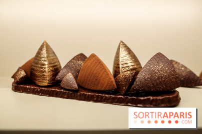 Bûche et chocolats de Noël 2023 signés Alléno & Rivoire