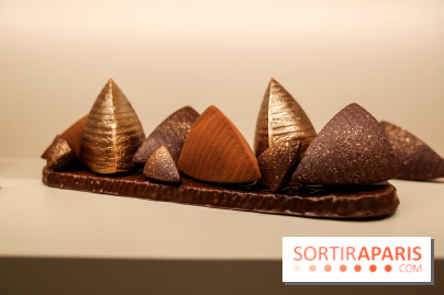 Bûche et chocolats de Noël 2023 signés Alléno & Rivoire