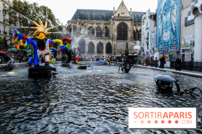La Fontaine Stravinsky rénovée à Paris, nos photos