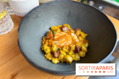 Ayahuma - Oeuf, chicharron de porc