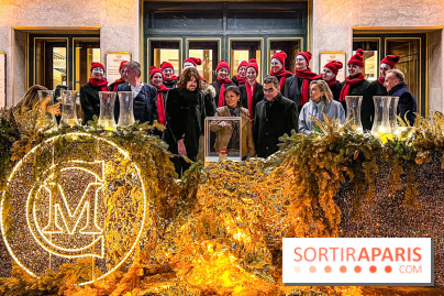Les illuminations de Noël 2023 de l'Avenue Montaigne - cérémonie et décors féériques