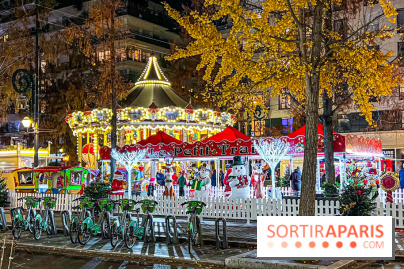 Le Marché de Noël de Boulogne Billancourt (92) : carrousel, vin chaud, illuminations - image00072