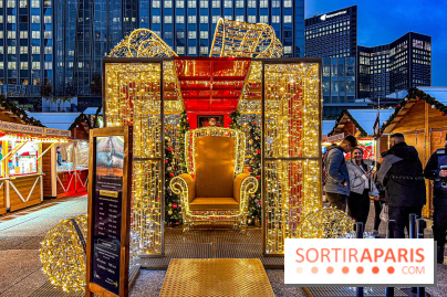 Le Marché de Noël 2023 de La Défense - Père Noël, spots photo illuminés, créateurs et stands gourmands