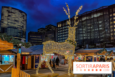 Le Marché de Noël 2023 de La Défense - Père Noël, spots photo illuminés, créateurs et stands gourmands