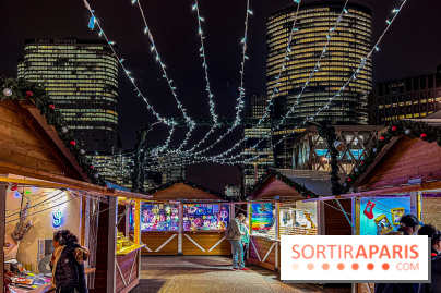 Le Marché de Noël 2023 de La Défense - Père Noël, spots photo illuminés, créateurs et stands gourmands