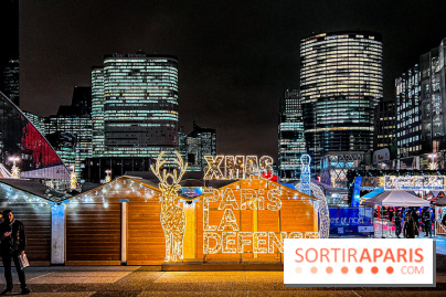 Le Marché de Noël 2023 de La Défense - Père Noël, spots photo illuminés, créateurs et stands gourmands