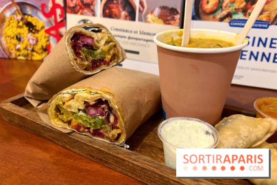 Kuna, naan indien façon street-food - Naan courge