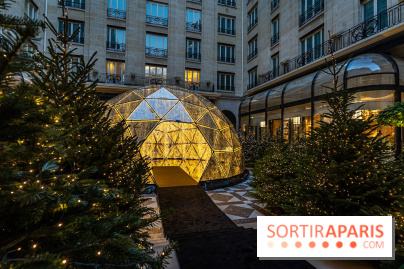 Le Four Seasons George V et ses décorations de fêtes