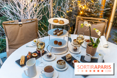 Le Tea Time du Joy à l'Hôtel Fouquet's sur sa terrasse d'hiver enchantée -  A7C9639