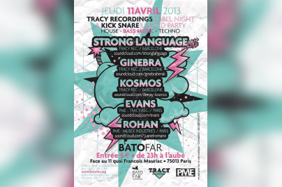 TRACY RECORDINGS LABEL NIGHT : A Kick Snare Limited Party