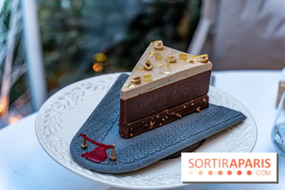 La bûche de Noël de l’Hôtel Barrière Le Fouquet’s Paris 2023 -  A7C9610