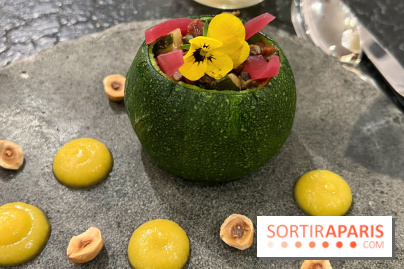 Ma Dame, le restaurant de l'hôtel Marignan Champs-Elysées - Courgette farcie champignons