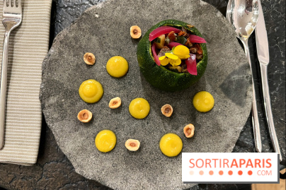 Ma Dame, le restaurant de l'hôtel Marignan Champs-Elysées - Courgette farcie champignons