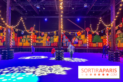 Noël au Parc Astérix 2023, sentier de lumières et patinoire - IMG 4806