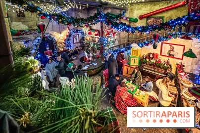 Noël au Parc Astérix 2023, sentier de lumières et patinoire - IMG 4935