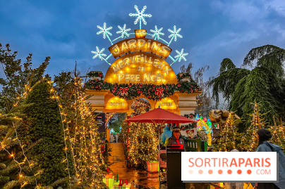 Noël au Parc Astérix 2023, sentier de lumières et patinoire
