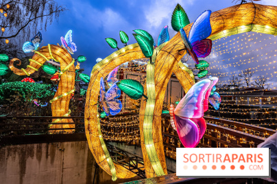 Noël au Parc Astérix 2023, sentier de lumières et patinoire - IMG 4966