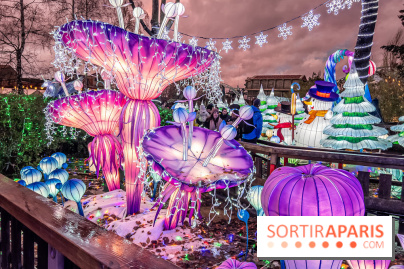 Noël au Parc Astérix 2023, sentier de lumières et patinoire