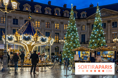 Le chalet de Noël du Ritz et son carrousel gratuit