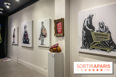 Exposition de Goin à la galerie La Lison : Santa Claus doesn't exist - IMG 3161