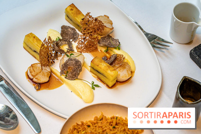 La Bauhinia par Quentin Testart au Shangri La Paris -  saint Jacques truffe