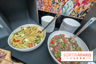 Brunch de la Maison Marques à Asnières sur Seine - Salades pâtes et lentilles