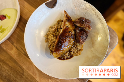 Pagaille - Pintade risotto de blé