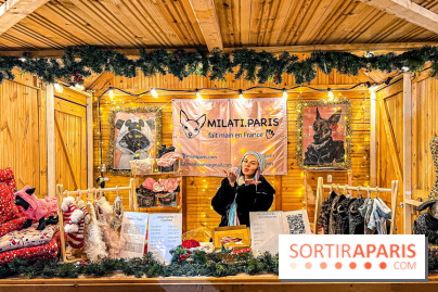 Marché de Noël 2023 au pied de la tour Eiffel - Quai Jacques Chirac