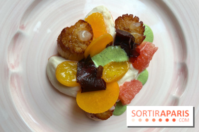 La Datcha - Saint-Jacques, chou fleur, pomelos