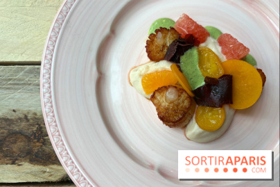 La Datcha - Saint-Jacques, chou fleur, pomelos