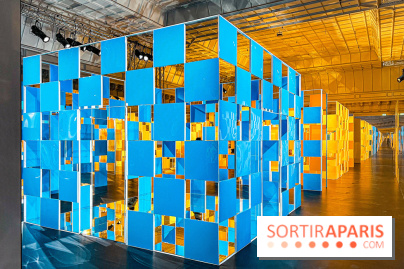 Aux Beaux Carrés, l'exposition de Daniel Buren au Bon Marché Rive Gauche  - image00002