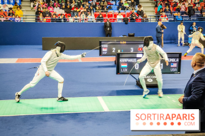 Coupe du monde de Fleuret 2024 - stade Pierre de Coubertin - Coupe du monde de Fleuret 2024 - stade Pierre de Coubertin - escrime