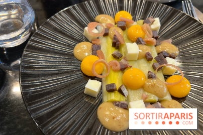 L'Evadé - Poireaux, jaune d'oeuf, cecina, moutarde