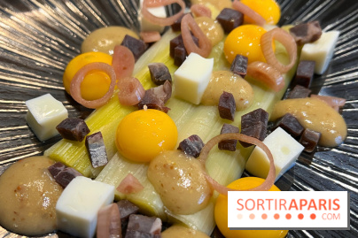 L'Evadé - Poireaux, jaune d'oeuf, cecina, moutarde