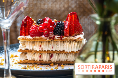 Les Chouettes restaurant  -  millefeuille