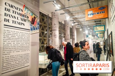 Carnets de timbres dans l'air du temps, l'exposition originale du musée de la Poste - nos photos - IMG20240130184458