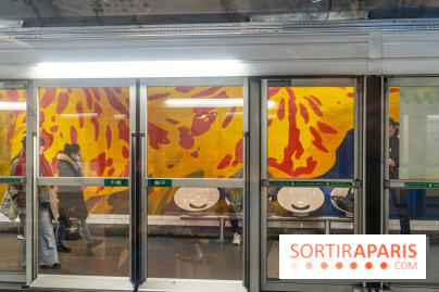 La station de Métro Châtelet re-décoré par des street-artistes