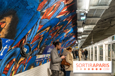 La station de Métro Châtelet re-décoré par des street-artistes -  A7C4414