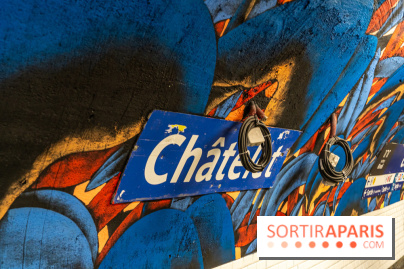 La station de Métro Châtelet re-décoré par des street-artistes
