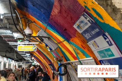 La station de Métro Châtelet re-décoré par des street-artistes -  A7C4408