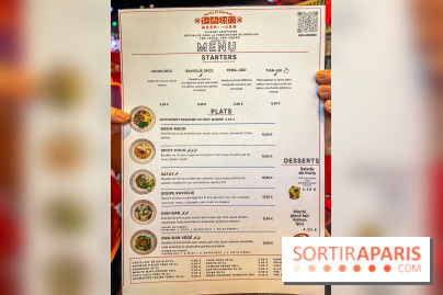 Nouilles Ban Ban restaurant  - carte - menu