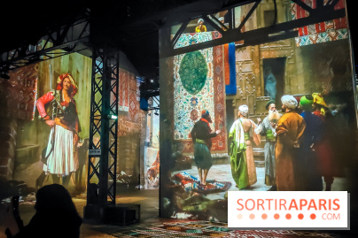 Les Orientalistes, l'exposition de l'Atelier des Lumières qui nous fait voyager en Orient - photos - IMG20240208102334