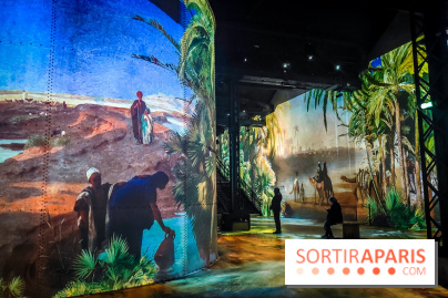 Les Orientalistes, l'exposition de l'Atelier des Lumières qui nous fait voyager en Orient - photos - IMG20240208102952