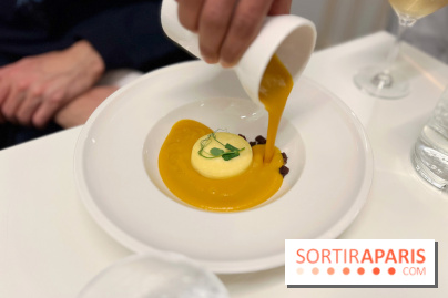 Elsass - Velouté potimarron, royale munster