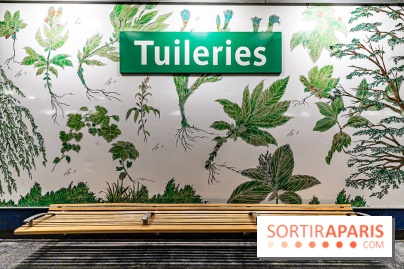 Le Métro Tuileries en mode végétal