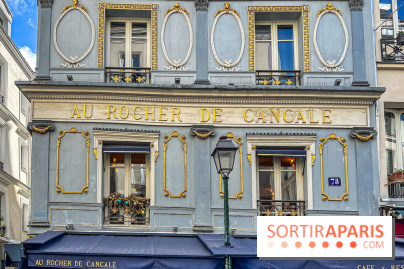Au Rocher de Cancale, le restaurant historique à la façade bleue rue Montorgueil
