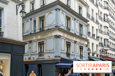 Au Rocher de Cancale, le restaurant historique à la façade bleue rue Montorgueil -  A7C8740