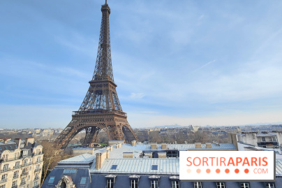 Visuel Paris 15e - Tour Eiffel hiver toits paris