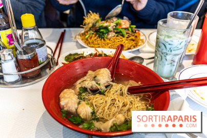 New Hao Khoan, le restaurant chinois et vietnamien, valeur sûre du 13e - soupe de nouilles et raviolis aux crevettes