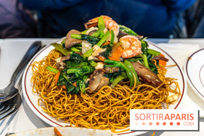 New Hao Khoan, le restaurant chinois et vietnamien, valeur sûre du 13e - nouilles croustillantes aux légumes et fruits de mer